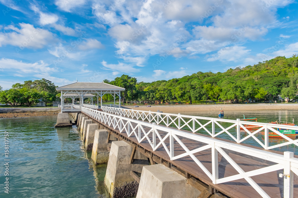 Asdang white sea bridge at Sichang island, Pattaya, Chonburi, Thaland Asdang white sea bridge at Sichang island, Pattaya, Chonburi, Thaland
