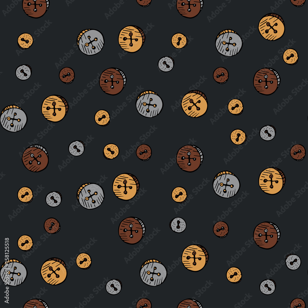 Seamless vector pattern with man symbols.