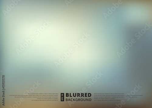 Abstract blue blur unfocused style background, blurred wallpaper design , vector