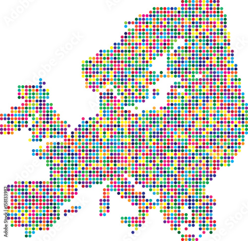 Abstract global social communications world map.