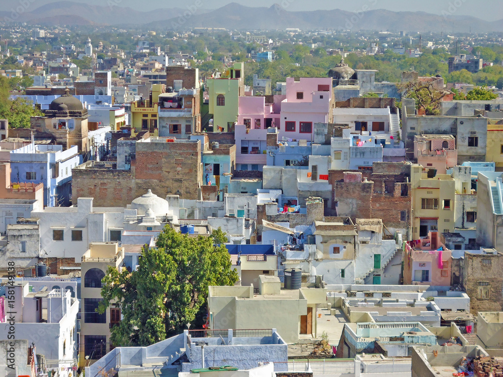 Udaipur cityscape, India