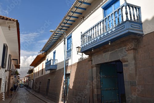 Ruelle du centre historique de Cusco au Pérou