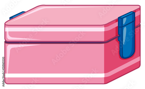 Lunchbox in pink color