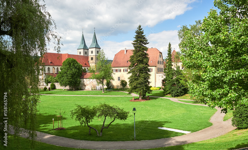 Stadtgarten und Stadtkirche Murrhardt