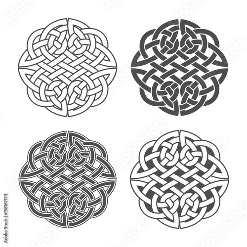 Vector celtic knot. Ethnic ornament.