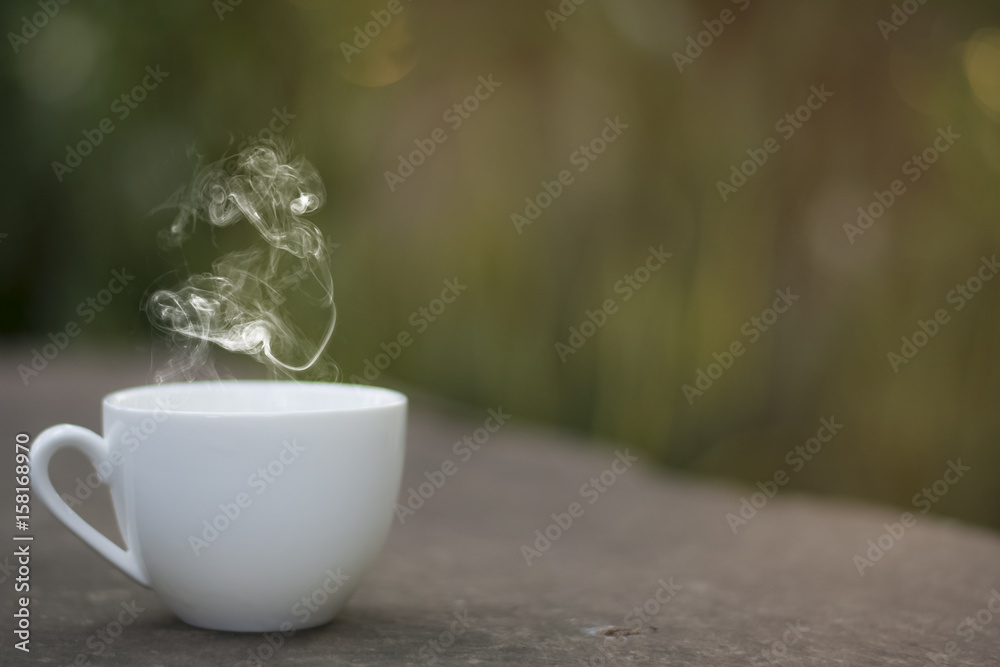 Morning coffee on wooden. Morning coffee on wooden.