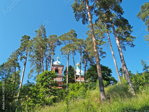 Voskresensky Cathedral in the territory of the Valaam monastery photo