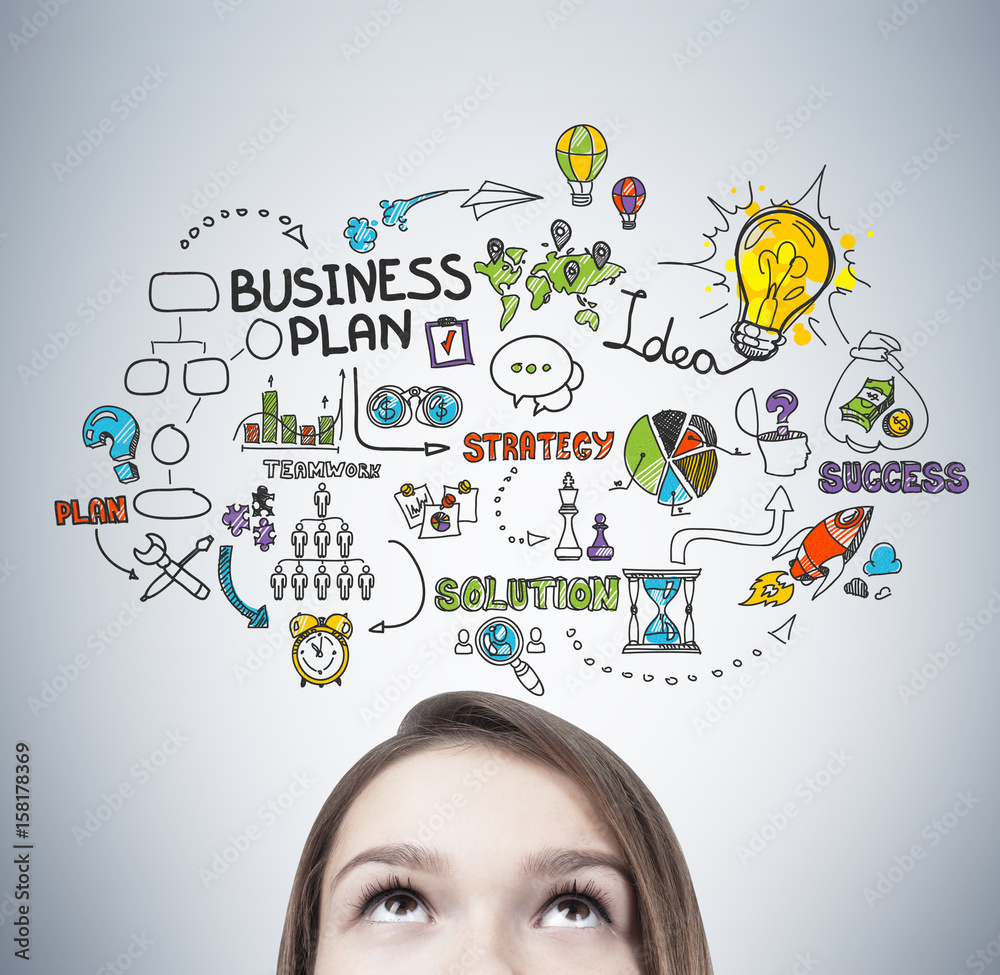 Blond teen s head and business plan Blond teen s head and business plan