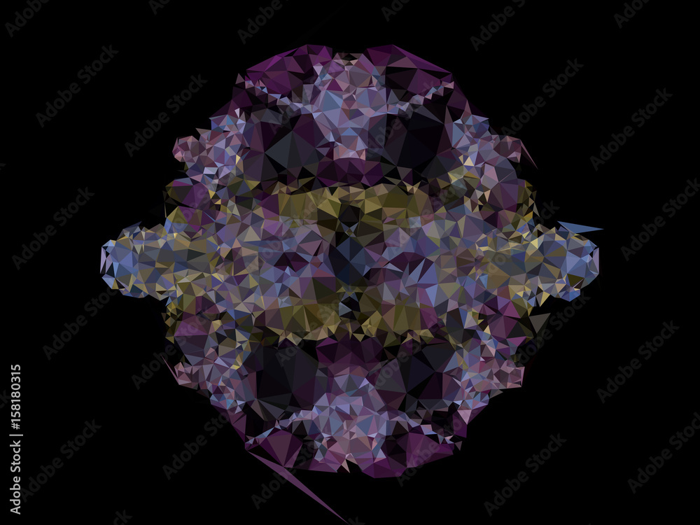 Geometric low polygonal background. Vector clip art Geometric low polygonal background. Vector clip art