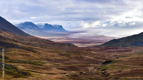 Iceland sideway scenery 