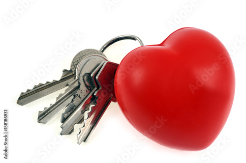 Cœur et trousseau de clés