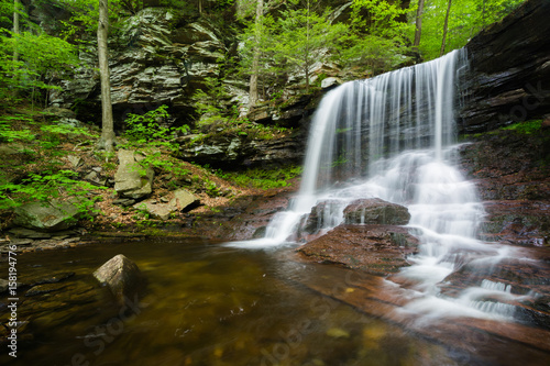 Fototapeta Naklejka Na Ścianę i Meble -  B. Reynold's Falls, at Ricketts Glen State Park, Pennsylvania.