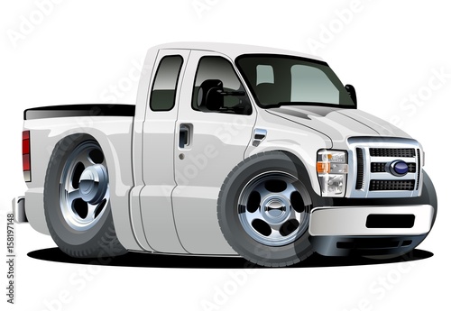 Vector cartoon pickup