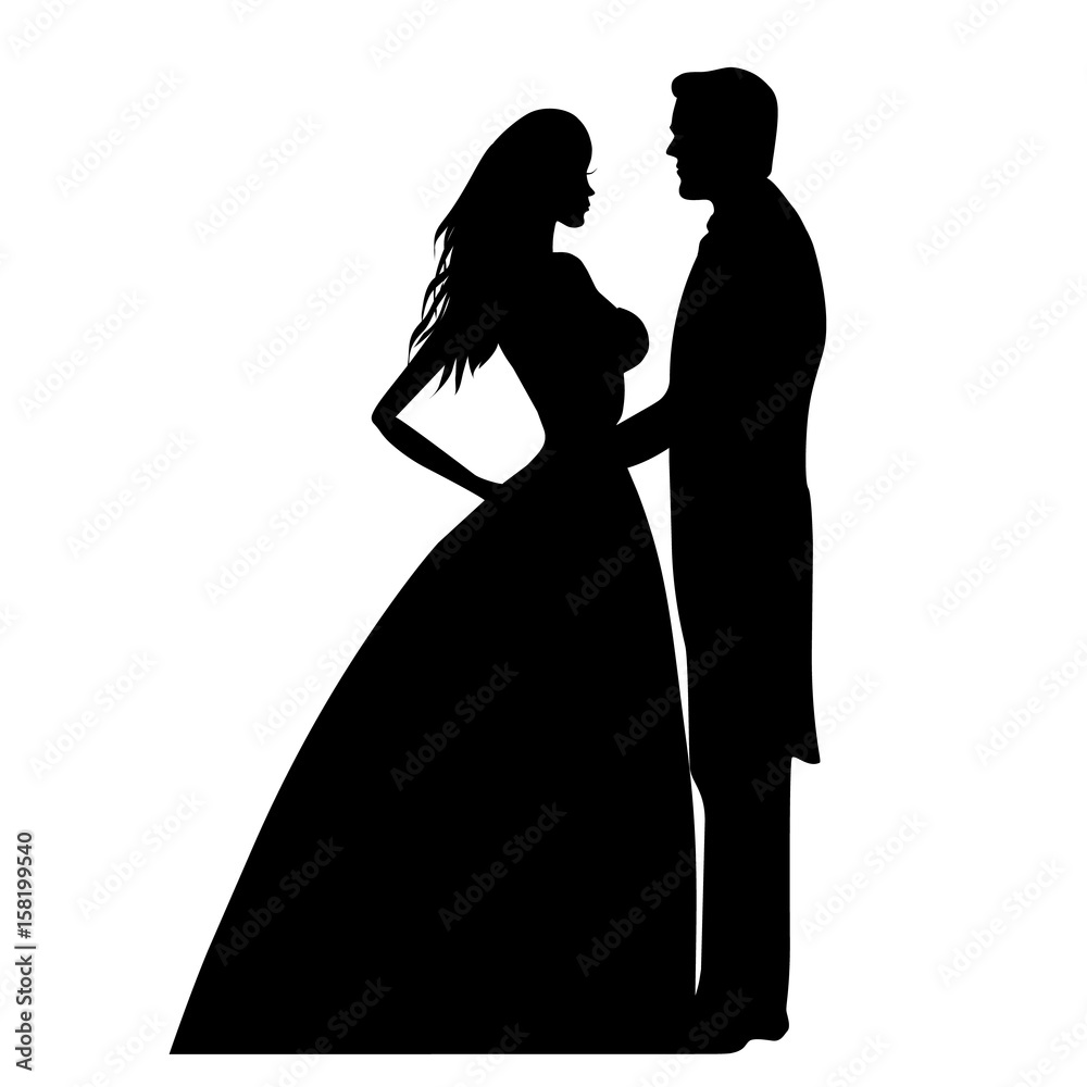 Lovely couple illustration