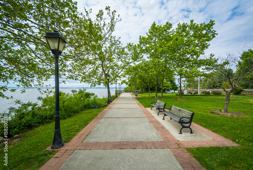 Photography The waterfront promenade in Havre de Grace, Maryland.