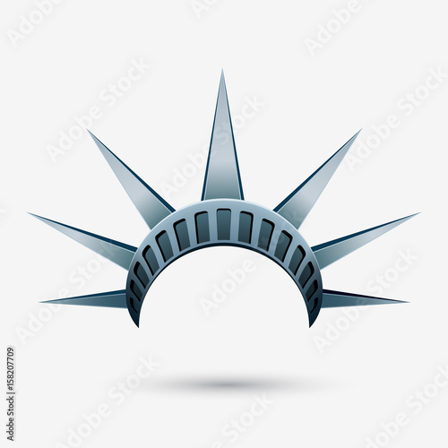 Tablou canvas Statue of liberty crown