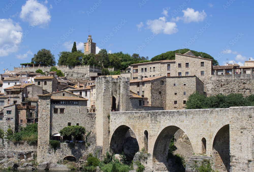 The city-castle of Besalu Spain
