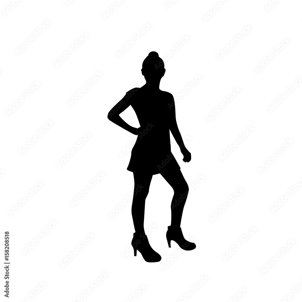 Silhouette of girl