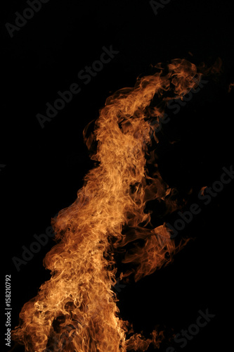 Fire flames