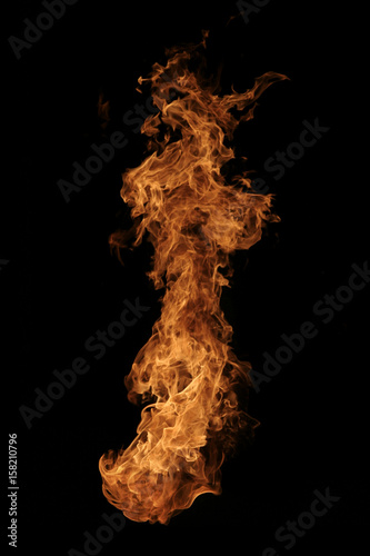 Fire flames