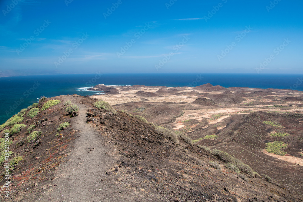 Insel Lobos bei Fuerteventura den Kanarischen Inseln Insel Lobos bei Fuerteventura den Kanarischen Inseln