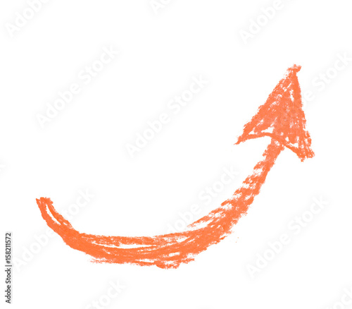 Hand drawn arrow symbol iso...