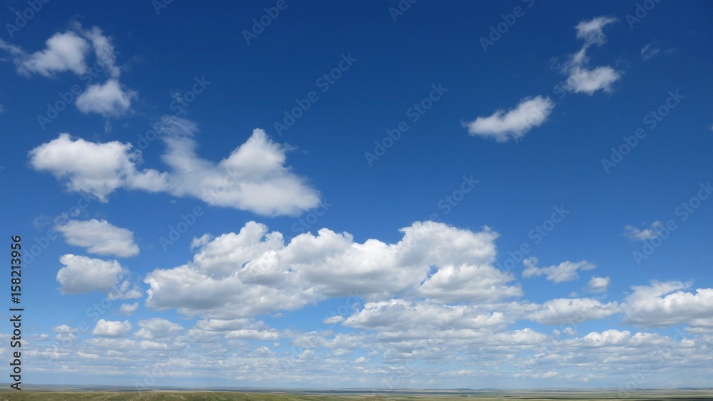 Obraz premium bluesky and white clouds