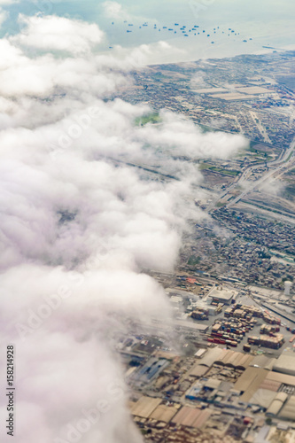 Lima Urban Outskirt Aerial View