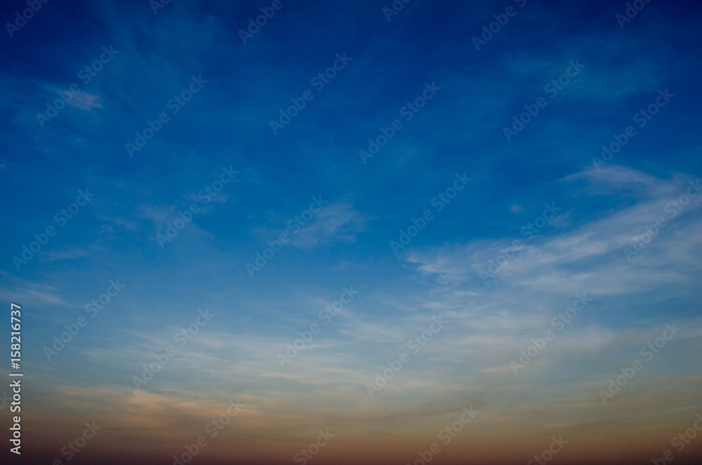 Obraz premium Sunset in the sky