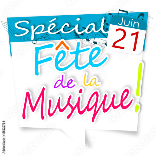 spécial fête de la musique ! - 21 juin - panneau blanc