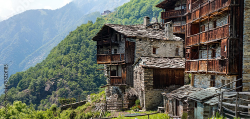 Vecchie case di Savogno - Valtellina - Italy photo