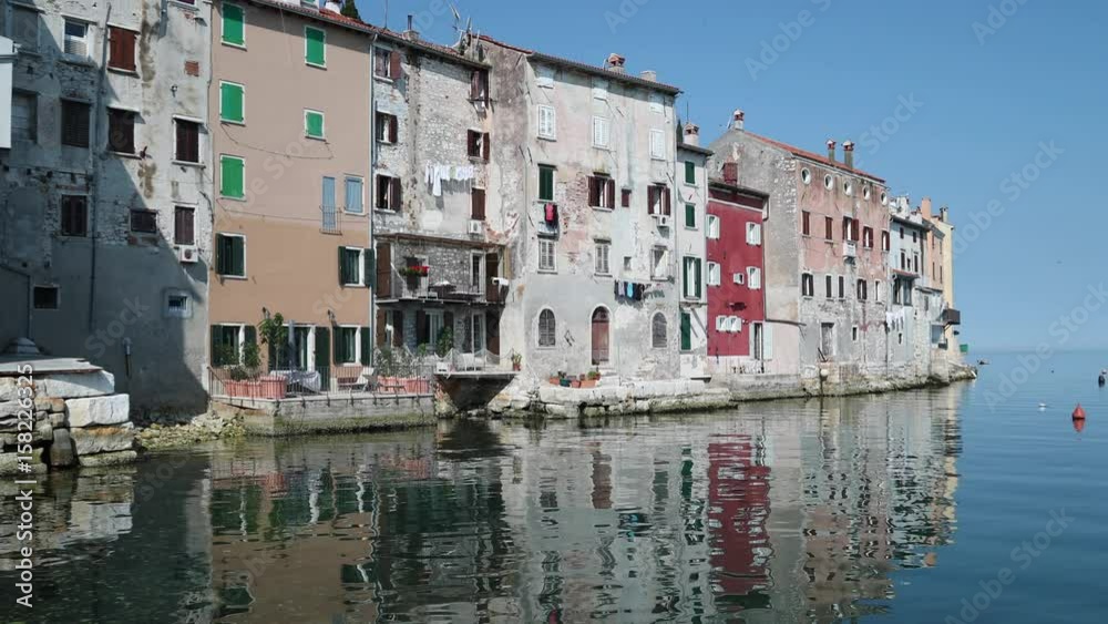 The beautiful historic walled seaside town of Rovinj, on the Istrian peninsula of Croatia The beautiful historic walled seaside town of Rovinj, on the Istrian peninsula of Croatia