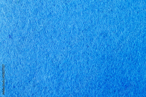 Blue Color Felt Texture Background. Fiber texture of felt close-up