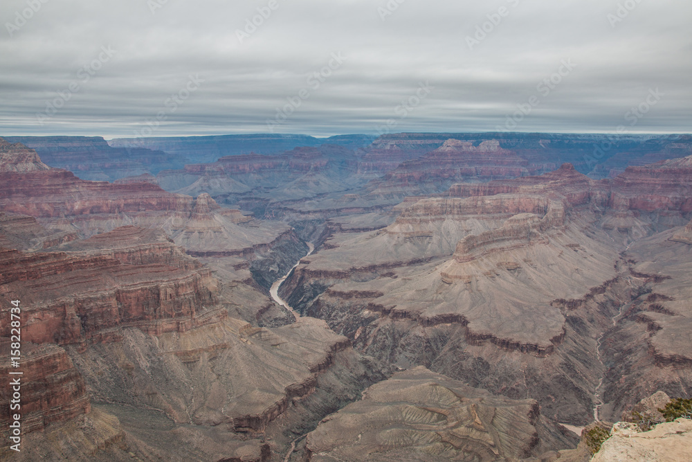 view over the grand canyon from the south rim part view over the grand canyon from the south rim part