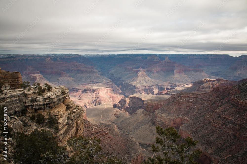 view over the grand canyon from the south rim part