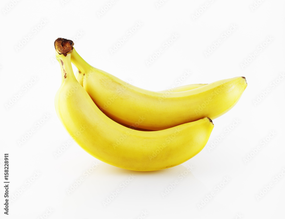 Bunch of fresh bananas fruits. Healthy food