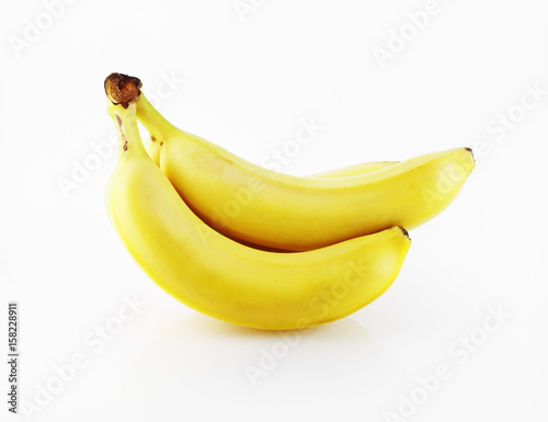 Bunch of fresh bananas fruits. Healthy food