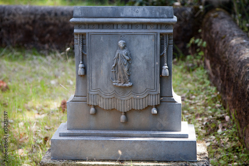 Tombstone in old cemetery