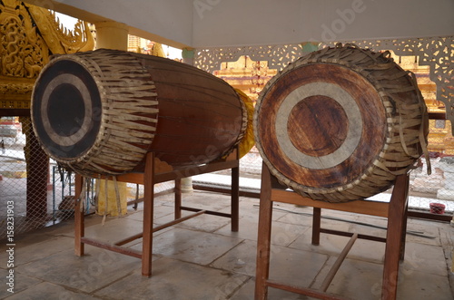 Canvastavla BAGAN TAMBOURS DE PRIÈRES MYANMAR (Birmanie)
