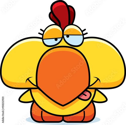 Cartoon Goofy Chicken