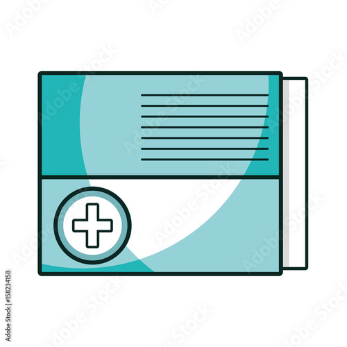 medicine box to pacient treatment and body care