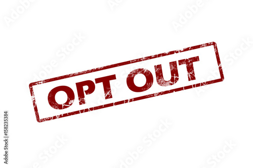 square grunge opt out grunge rubber stamp