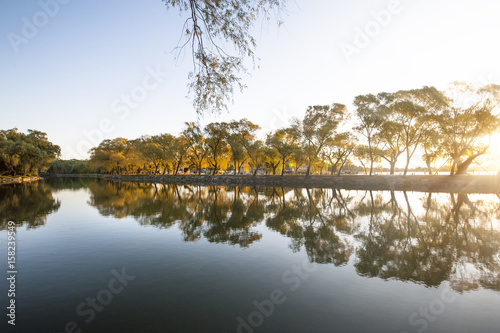 The morning in the causeway, Summer Palace of Beijing © axz65