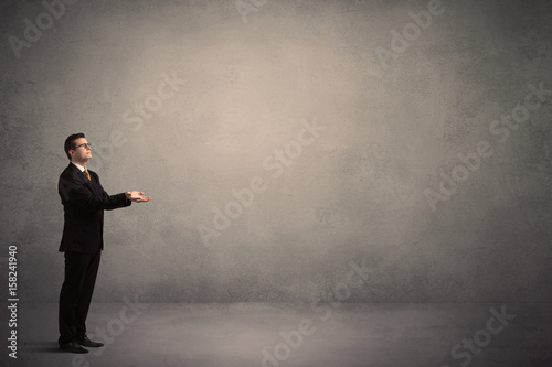 Businessman standing