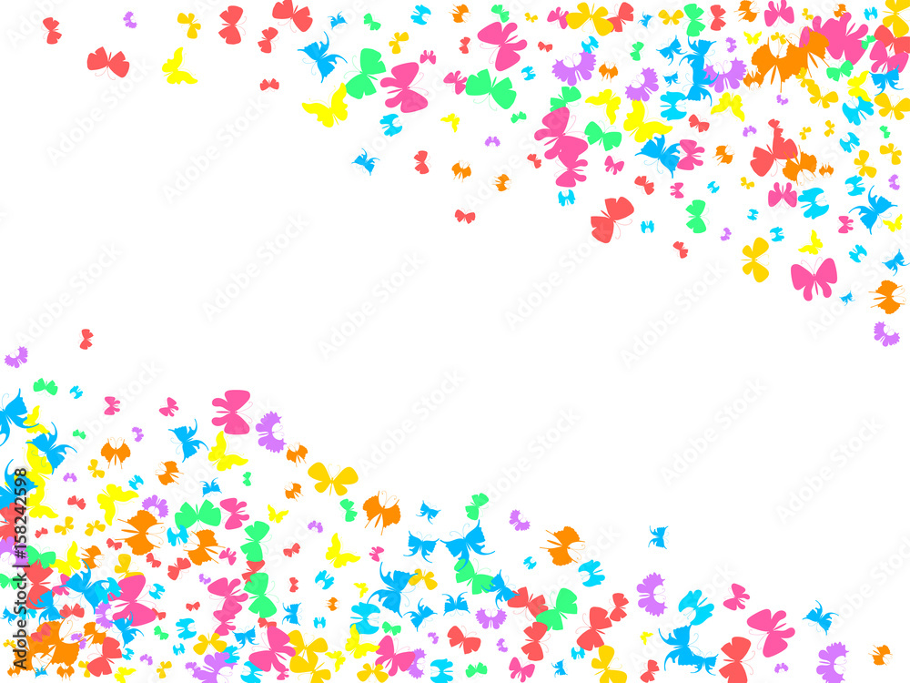 Colorful Butterflies Pattern Colorful Butterflies Pattern