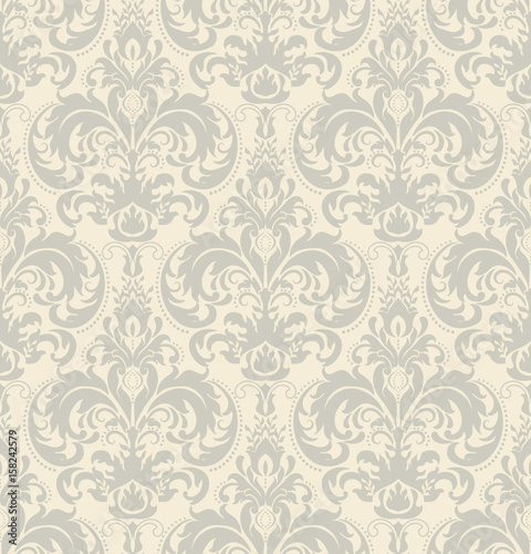 Seamless vintage floral wallpaper pattern. Wallpaper pattern. Vector image.