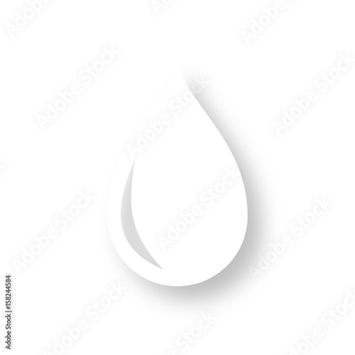 Icon mit Schatten - Tropfen