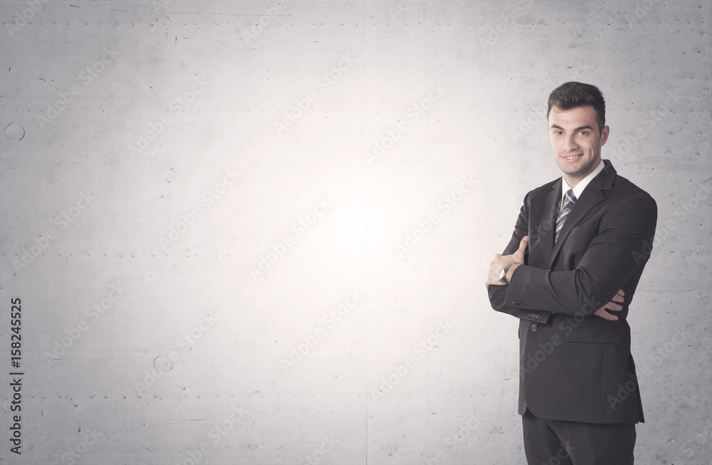 Elegant businessman with clear background Elegant businessman with clear background
