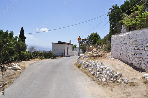 Rural road - Crete Island, Greece