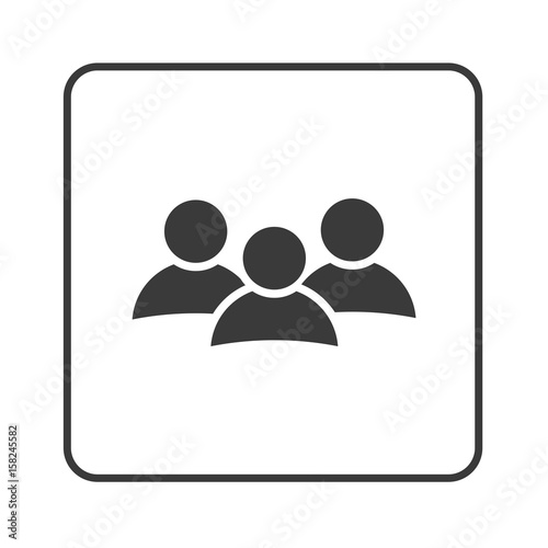 Gruppe - Anwender - Simple App Icon